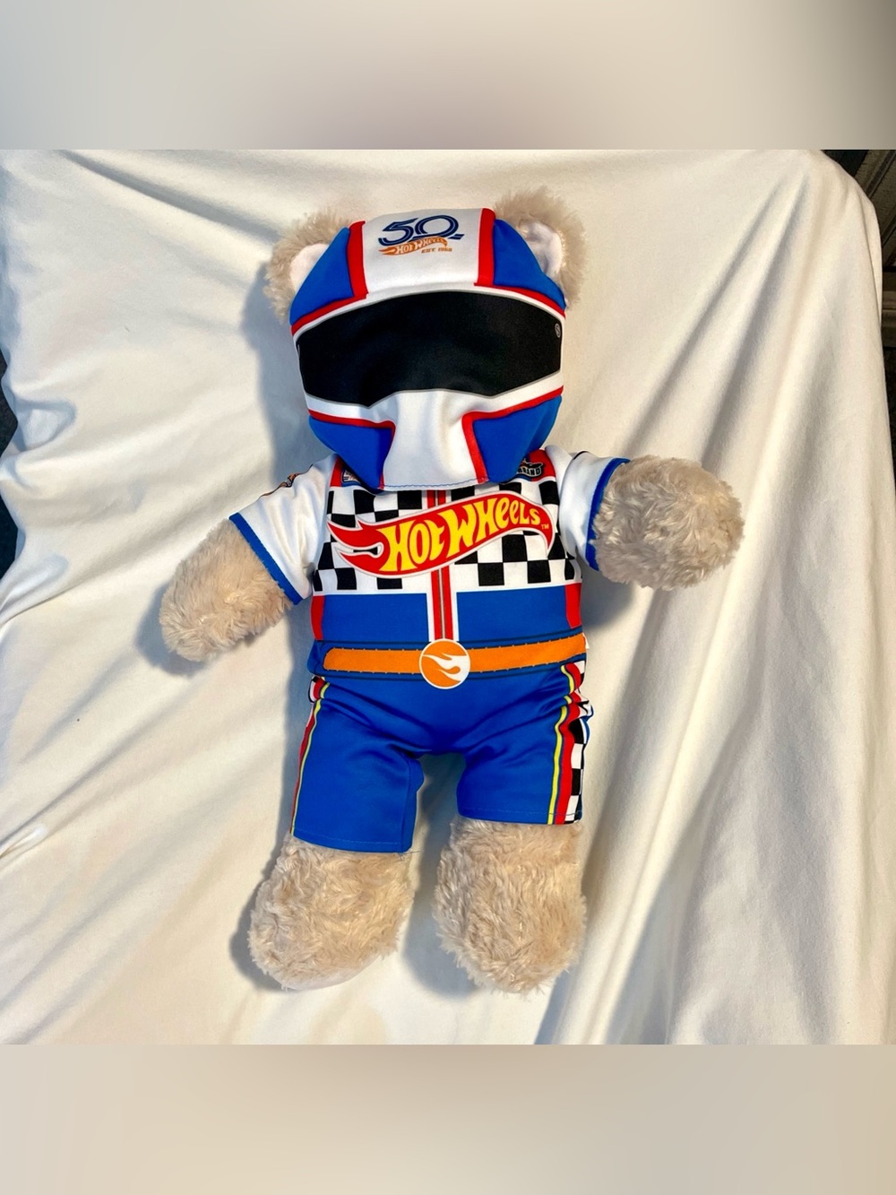 Build-A-Bear Workshop 2018 Hot Wheels 50th Anniversary Stuffed/Plush -18.5” x 15